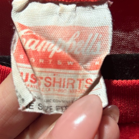 Rare campbells soup can t shirt, Andy Warhol costume art - Picture 5 of 5